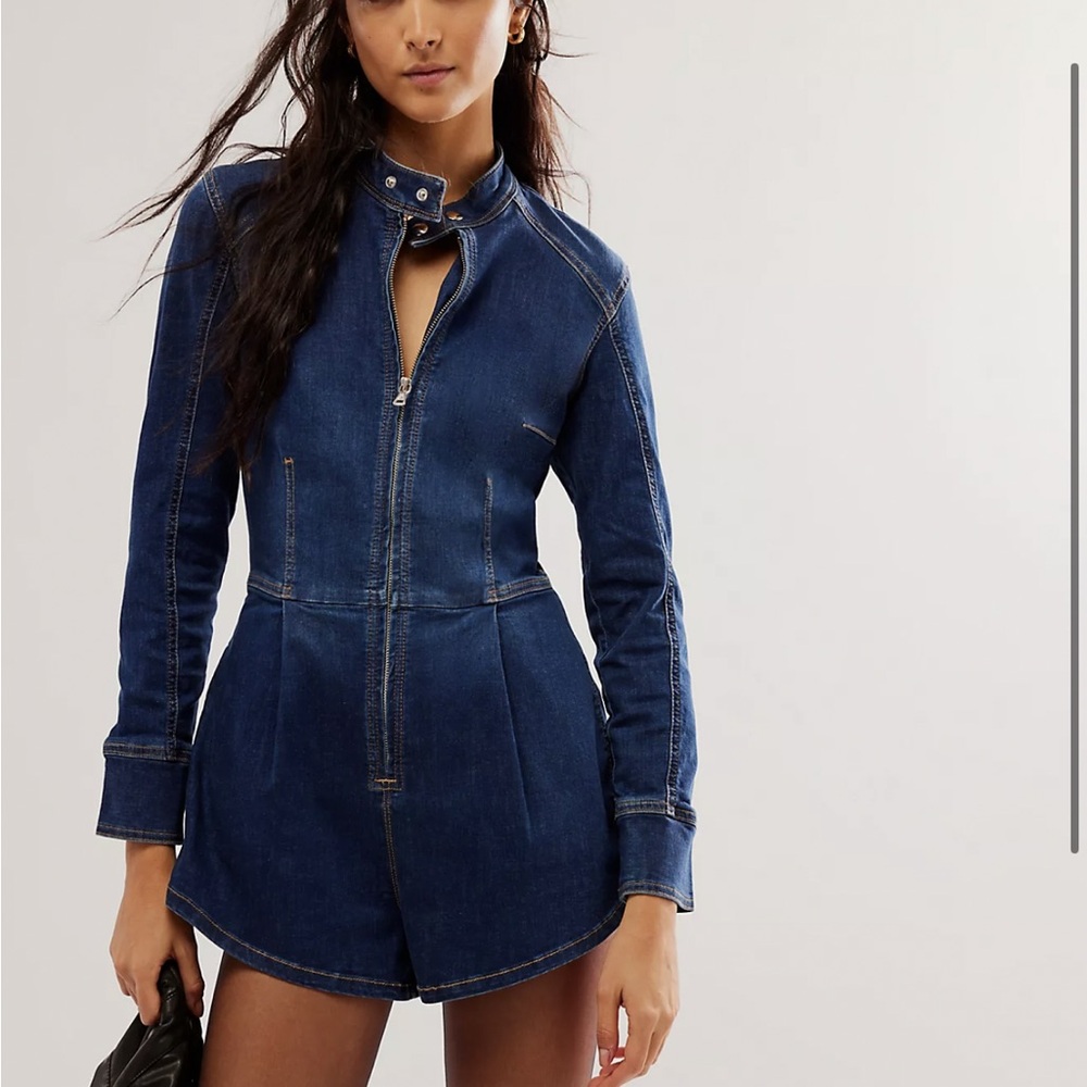 We The Free On The Run Moto Romper